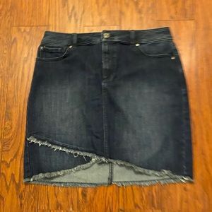 INC denim skirt NWT